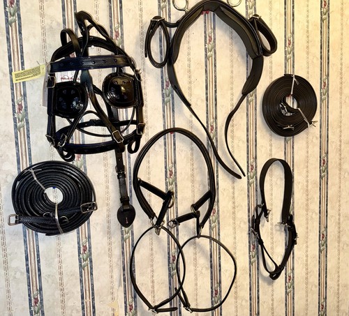 Black leather mini small - black,