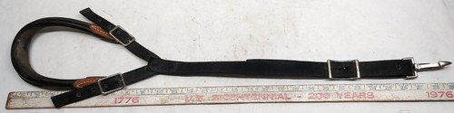 Adjustable leather crupper - adjustable,